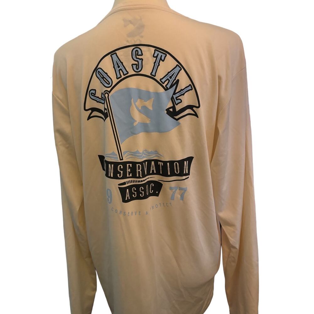 Coastal Conservation Association Long Sleeve Shirt, Size Medium